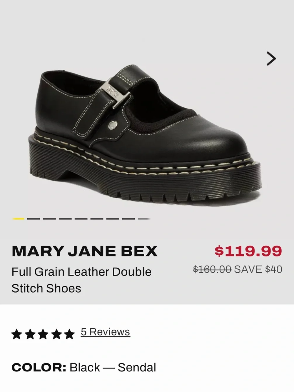 Dr. Martens Mary Jane Bex - Picture 4 of 4